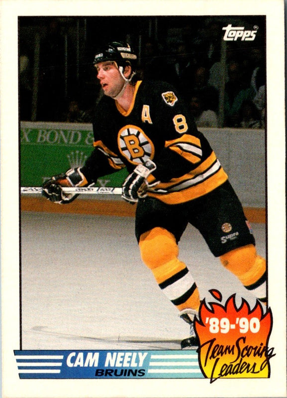 1990 Topps Team Scoring Leaders Cam Neely #3