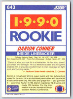 1990 Score Darion Conner #643