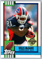 2005 Topps Chrome Throwbacks Willis McGahee #TB35