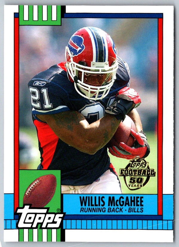 2005 Topps Chrome Throwbacks Willis McGahee #TB35