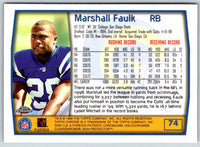 1999 Bowman BestFootball Marshall Faulk #74