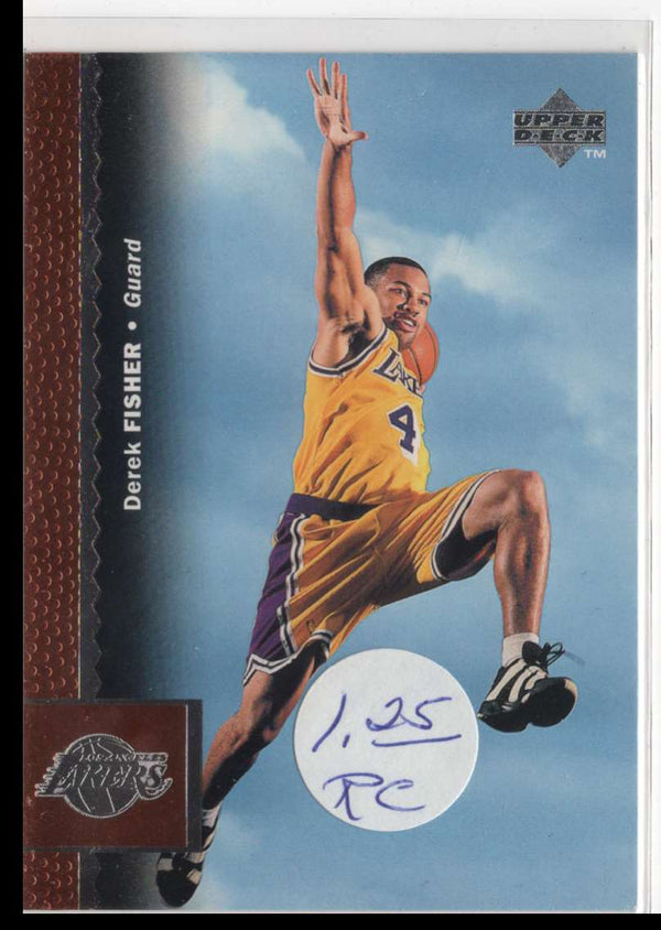 1996 Upper Deck Derek Fisher #238 Rookie