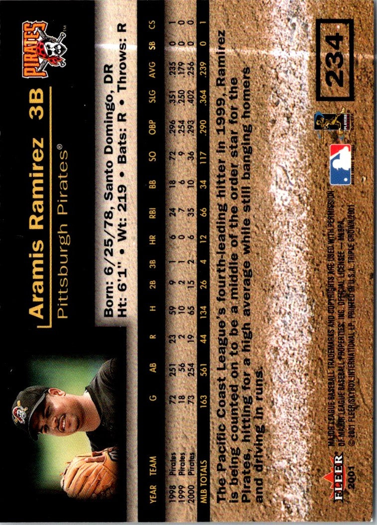 2001 Fleer Triple Crown Aramis Ramirez