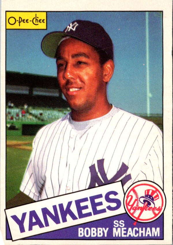 1985 O-Pee-Chee Bobby Meacham #16