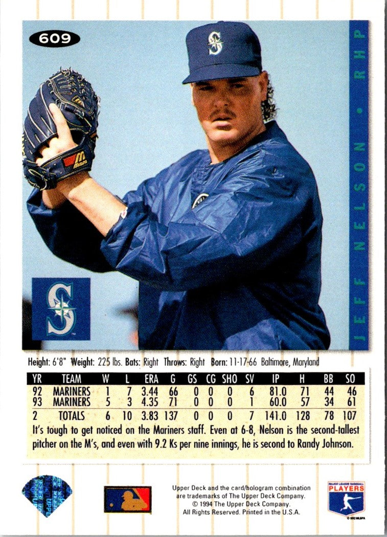 1994 Collector's Choice Jeff Nelson