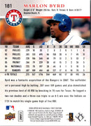 2008 Upper Deck First Edition Marlon Byrd