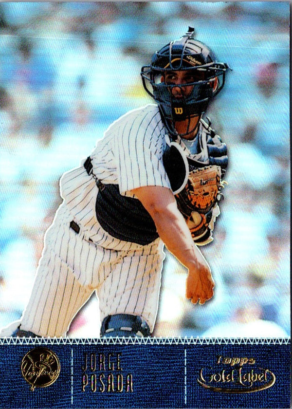 2001 Topps Gold Label Jorge Posada #56