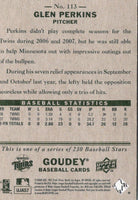 2008 Upper Deck Goudey Glen Perkins #113