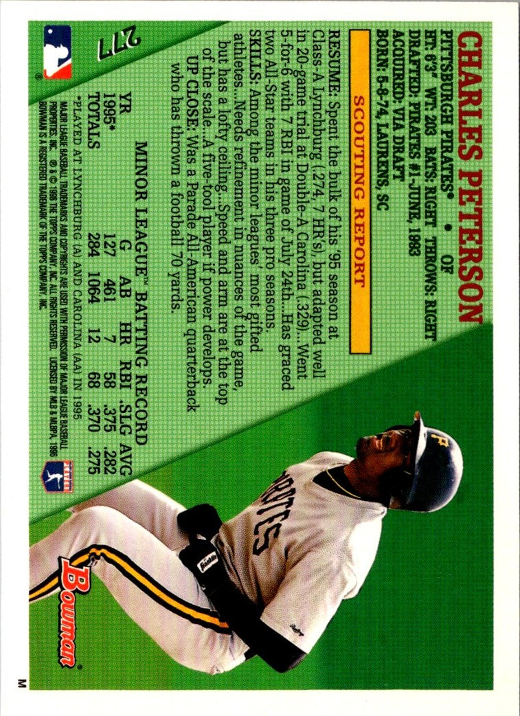 1996 Bowman Charles Peterson