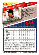 1993 Topps Gold Russ Springer