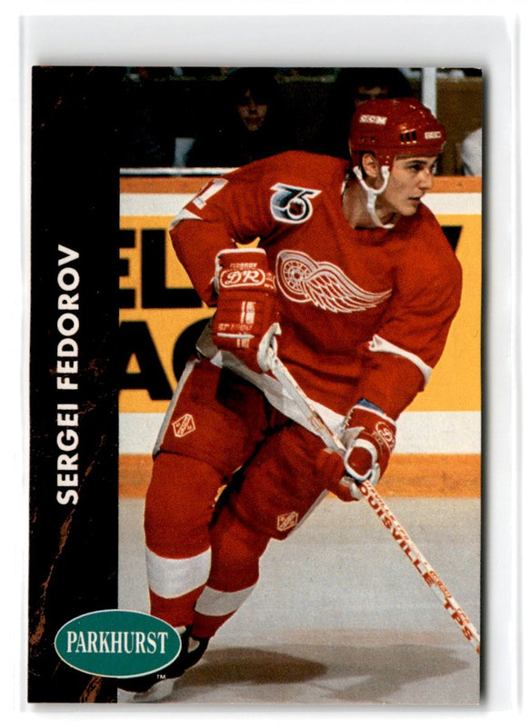 1991 Parkhurst Sergei Fedorov #38
