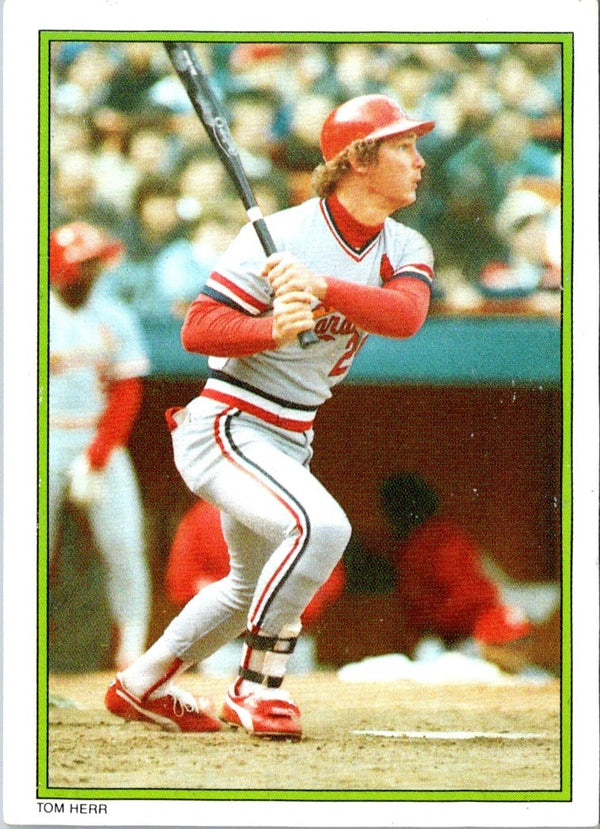 1986 Topps Glossy Send-Ins Tom Herr #32