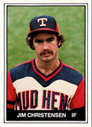 1982 TCMA Toledo Mud Hens Jim Christensen