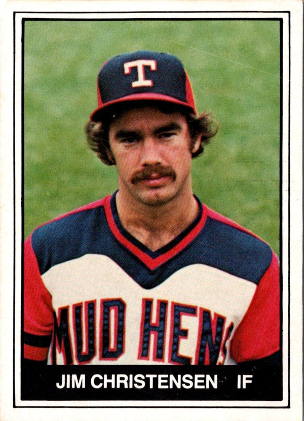 1982 TCMA Toledo Mud Hens Jim Christensen #13