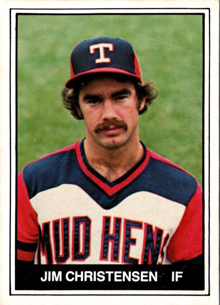 1982 TCMA Toledo Mud Hens Jim Christensen
