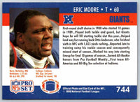 1992 Proset Eric Moore #744