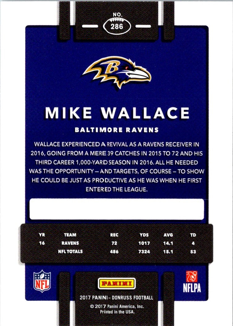 2017 Donruss Mike Wallace