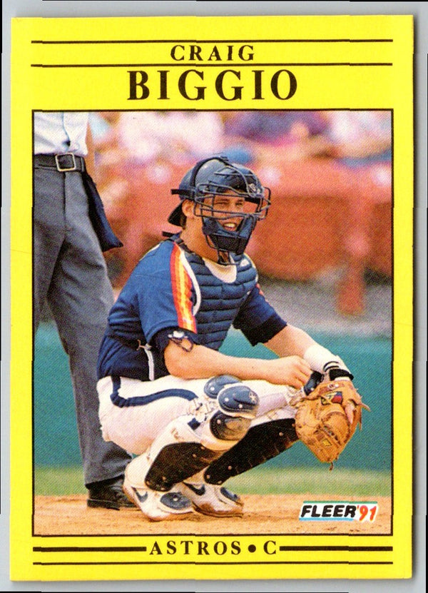 1991 Fleer Craig Biggio #499