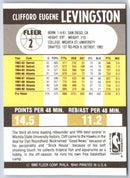 1990 Fleer Cliff Levingston