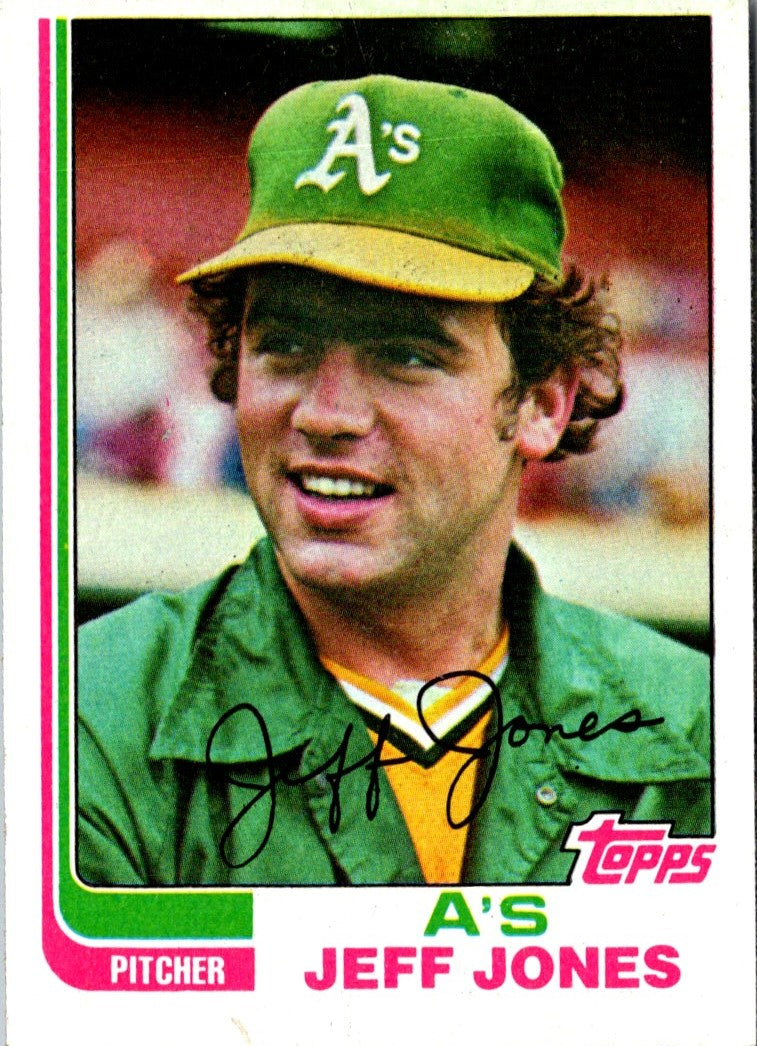 1982 Topps Jeff Jones