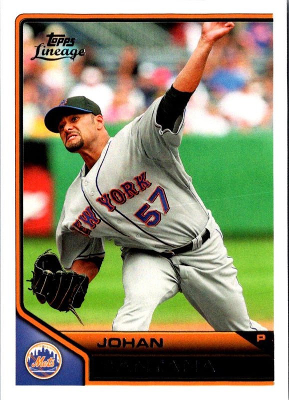 2011 Topps Lineage Johan Santana #22