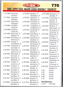 2005 Bowman Heritage 51 Topps Red Backs David Wright