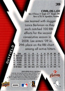 2009 Upper Deck A Piece of History Carlos Lee