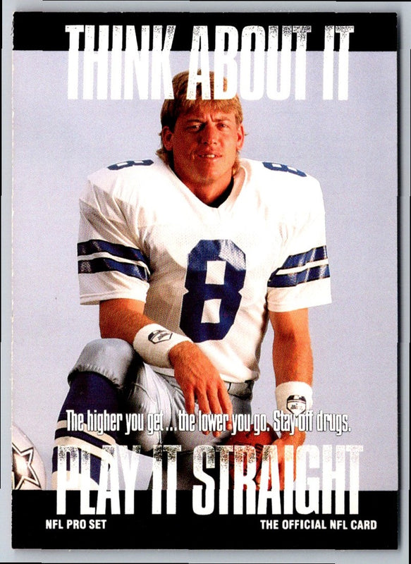 1991 Pro Set Troy Aikman #372B