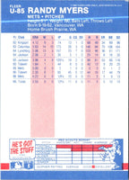1987 Fleer Update Glossy Randy Myers #U-85