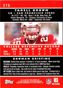 2007 Bowman Tarell Brown