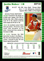2005 Bowman Chrome Draft Picks & Prospects Justin Huber #BDP156