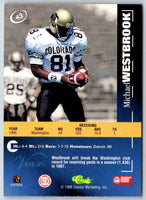 1995 Classic Images Limited Michael Westbrook #85 Rookie