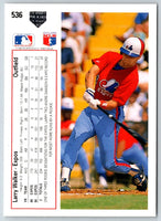 1991 Upper Deck Larry Walker #536