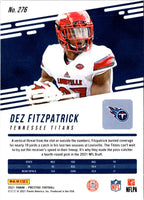 2021 Panini Prestige Dez Fitzpatrick #276 Rookie