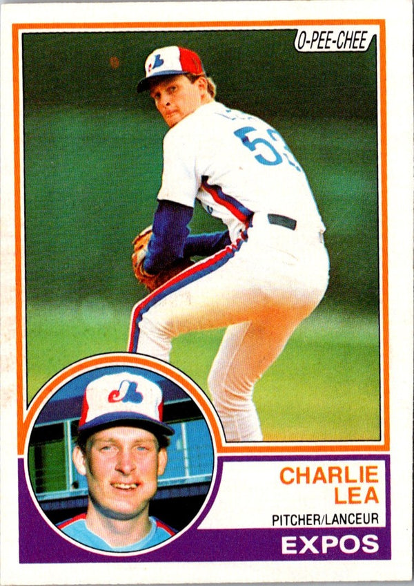 1983 O-Pee-Chee Charlie Lea #253