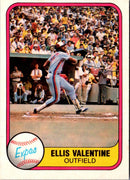 1981 Fleer Ellis Valentine