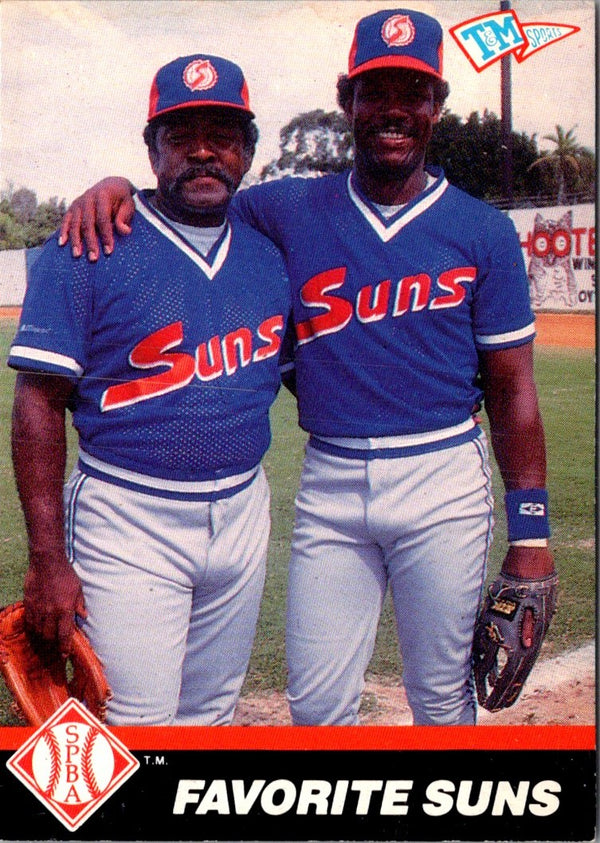 1989 T&M Senior League Favorite Suns (Luis Tiant/Cesar Cedeno) #118