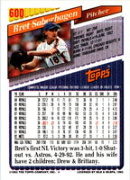 1993 Topps Gold Bret Saberhagen #600