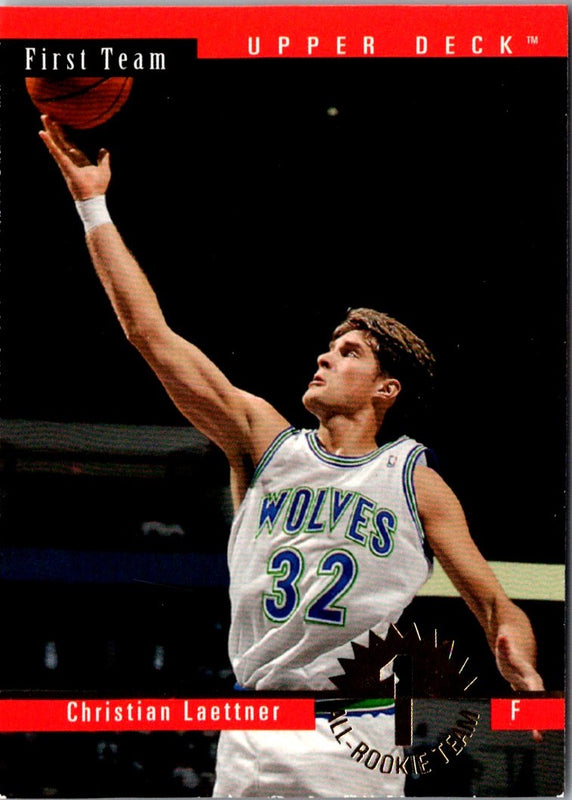 1993 Upper Deck All-Rookie Christian Laettner #AR3