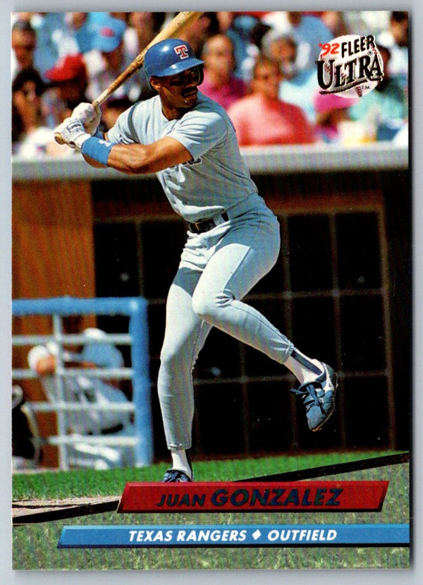 1992 Ultra Juan Gonzalez #132