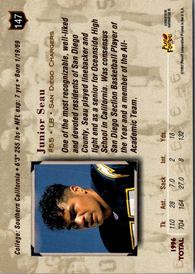 1997 Playoff Junior Seau
