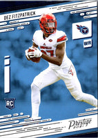 2021 Panini Prestige Dez Fitzpatrick #276 Rookie