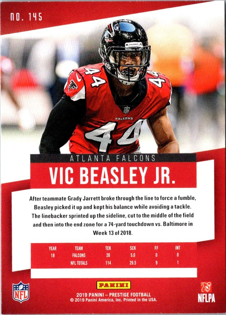 2019 Panini Prestige Vic Beasley Jr.