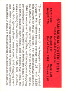 1987 Hygrade All-Time Greats Stan Musial