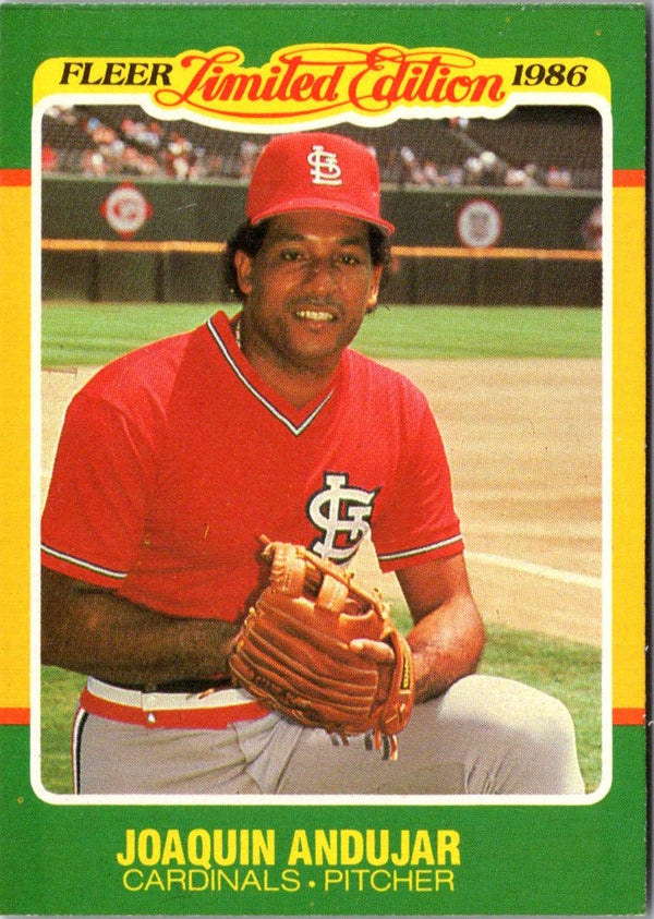 1986 Fleer Limited Edition Joaquin Andujar #2