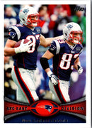 2012 Topps New England Patriots: Rob Gronkowski/Wes Welker
