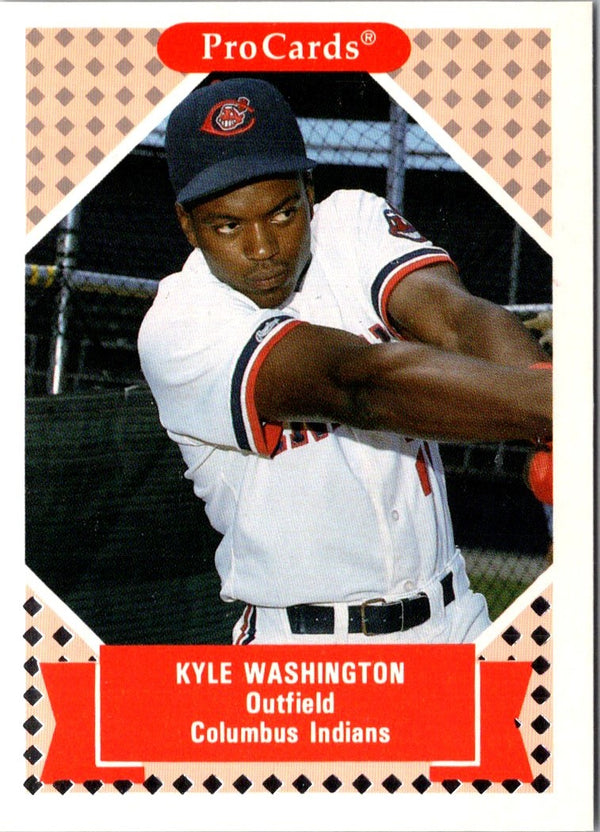 1991 ProCards Kyle Washington #58