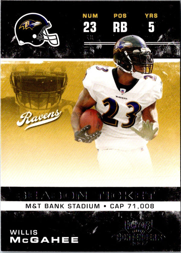 2007 Playoff Contenders Willis McGahee #9