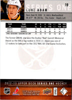 2012 Upper Deck Luke Adam #19
