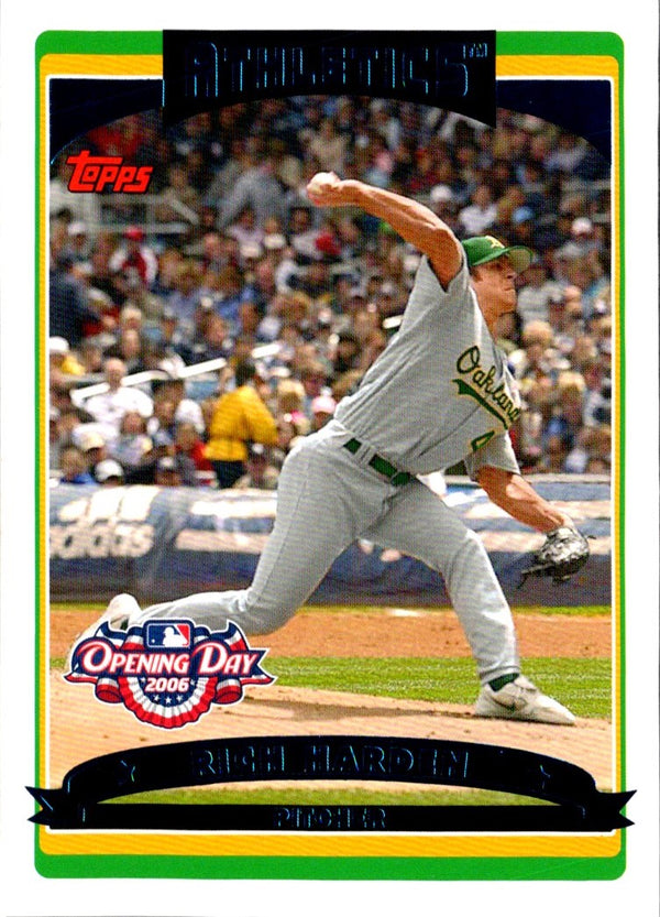 2006 Topps Opening Day Rich Harden #88